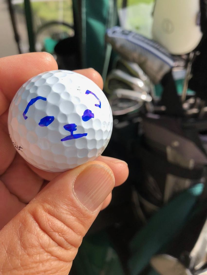 New Marking on Golf Balls