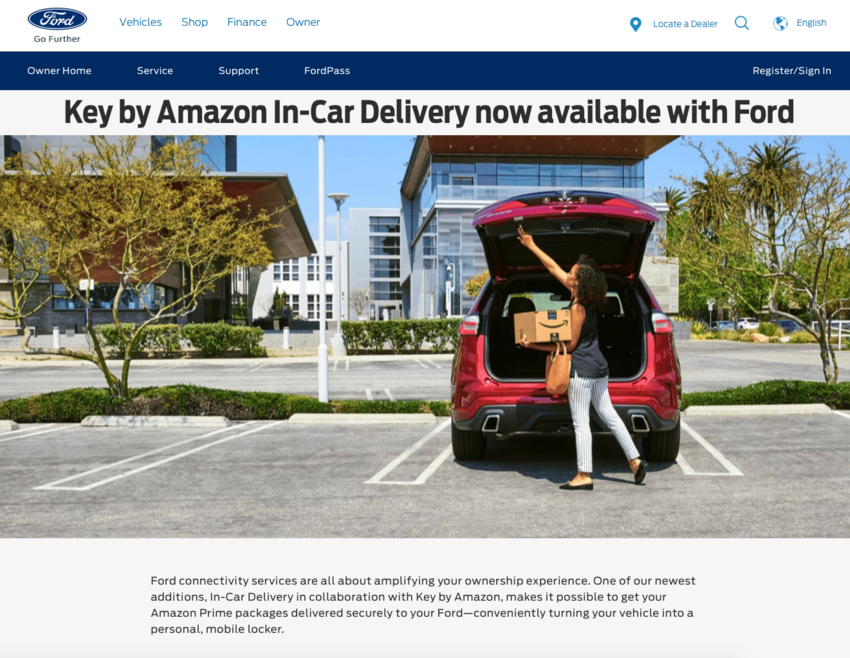 Amazon and Ford