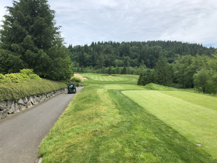 The course is in great condition.