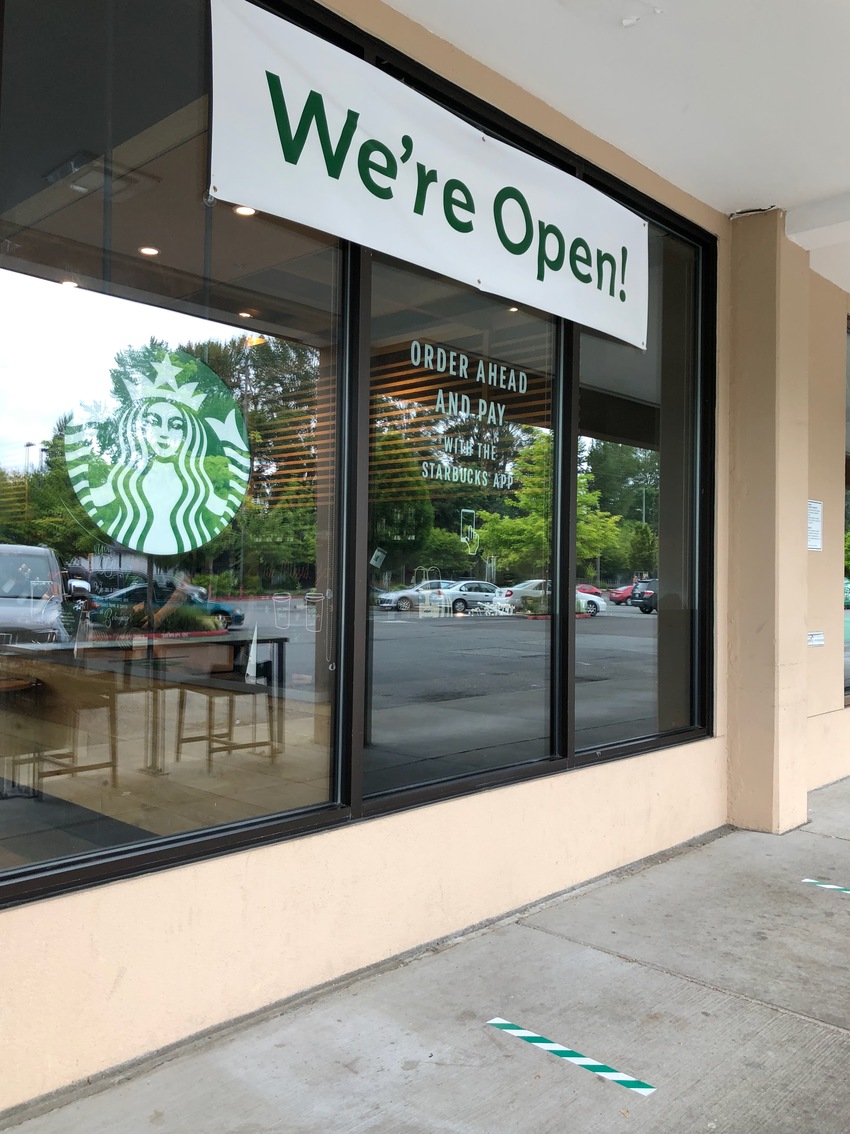 Starbucks is Now Open