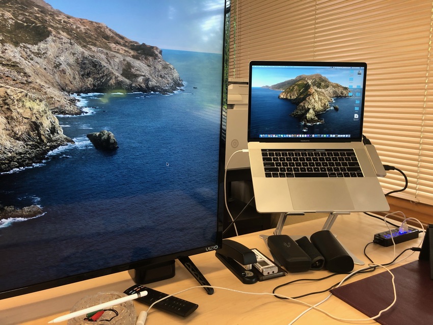 This is what my desk set up.