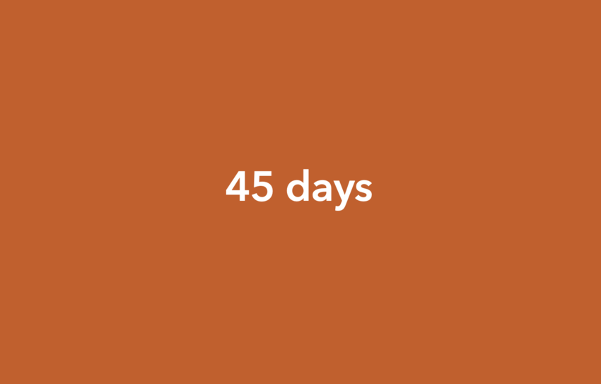 45 day since my surgery.