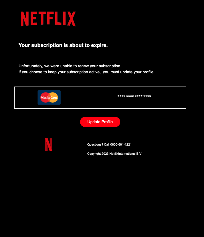 My Netflix account is expiring!!!