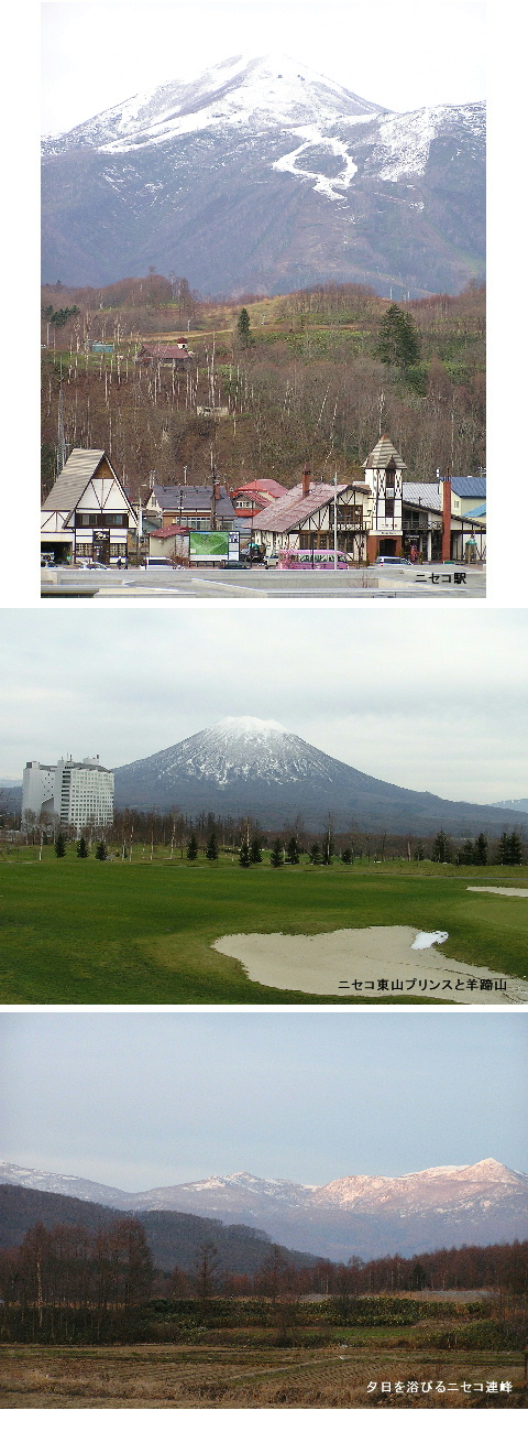 雪不足なニセコの初冬