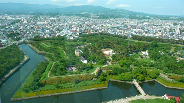 初登頂　五稜郭タワー