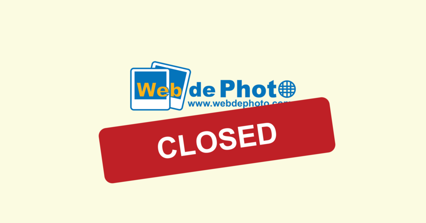 WebdePhoto shutting down at t...