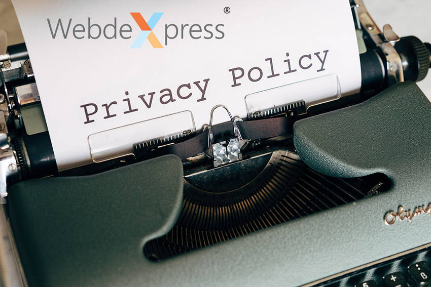 WebdeXpress: New Privacy Pol...
