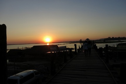 アマラプラの夕日