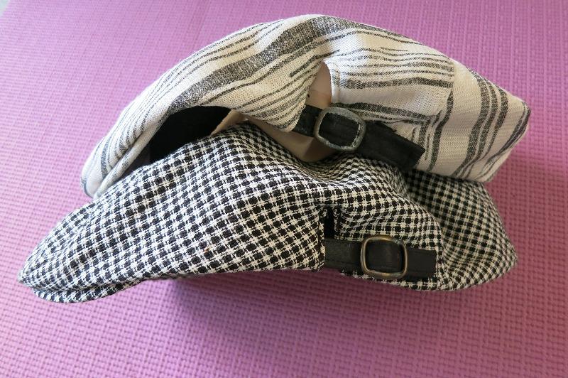 ハンチングは汗で汚れますが、洗...