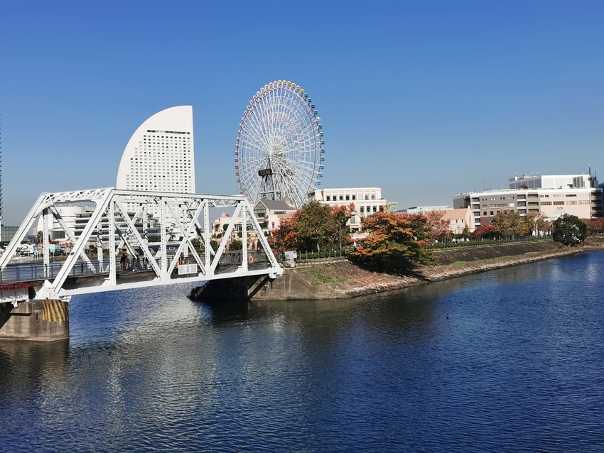 良くドラマで使われる日本丸手前...