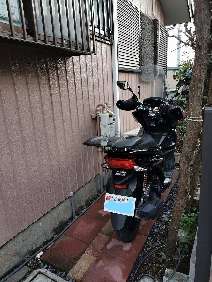 PCX150の置き場になりまし...