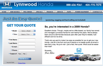 Lynnwood Honda has just bee...