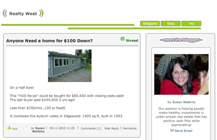 Anyone Need a home for $100...