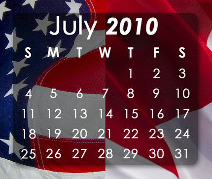 July Schedule