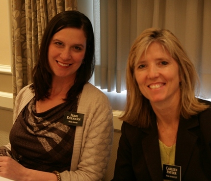 Jerri Eckmann and Carleen Sn...