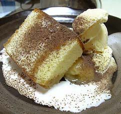 ちょっと大人風味のデザート