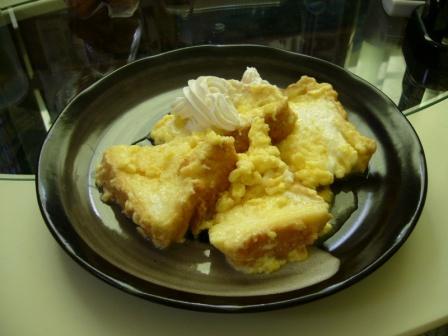 朝のフレンチトースト