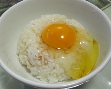 日本人の心？卵かけご飯