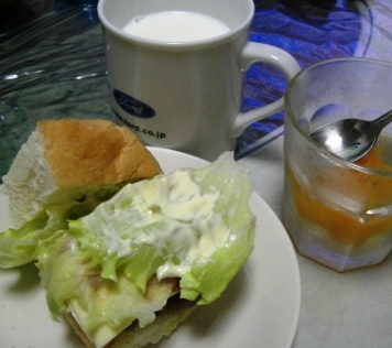 昨日の朝ごはん。