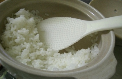 土鍋でご飯