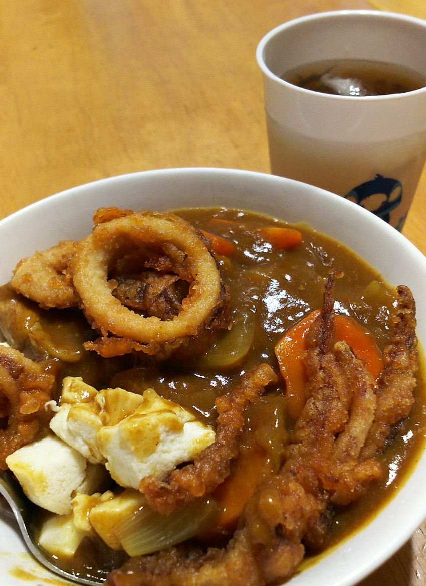 カレー考えた人は偉大だなぁ(^...