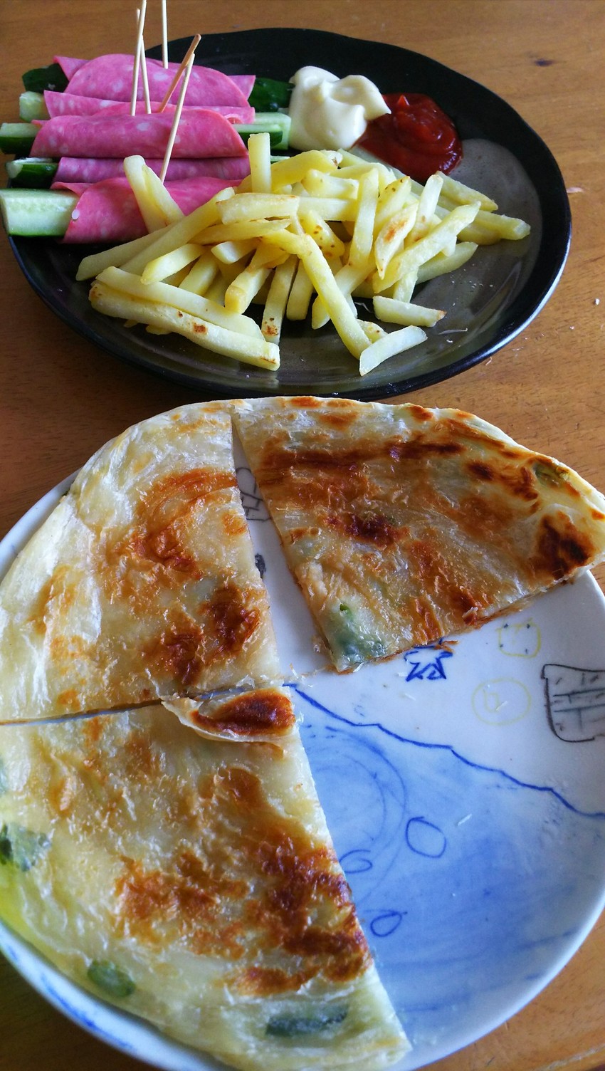 日曜の朝ご飯。