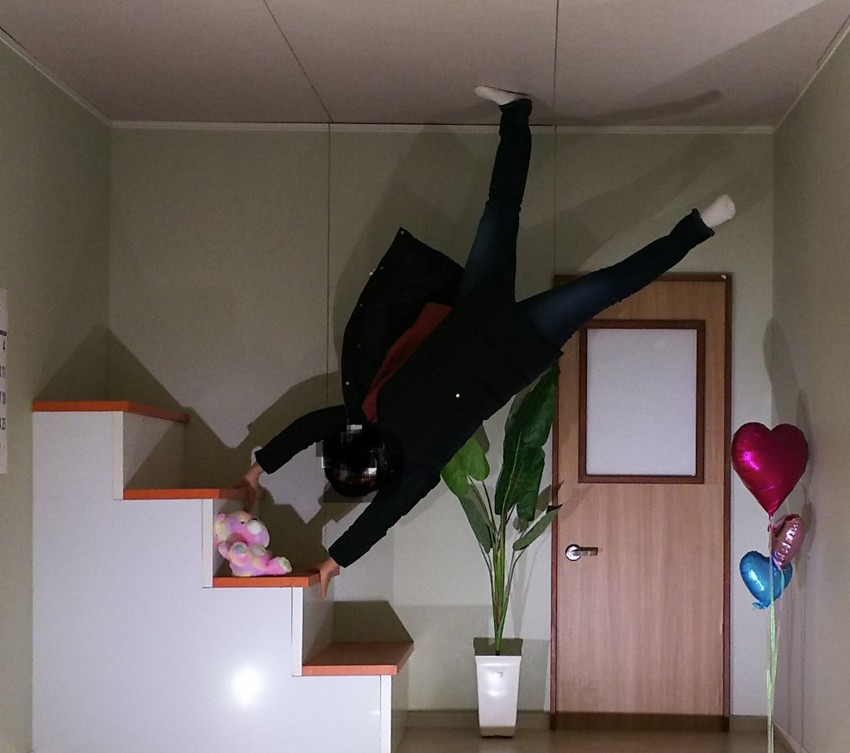 うわー!落ちるぅ!! ってな感...