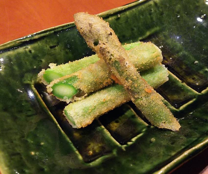 追加のアスパラ 写真撮り忘れた...