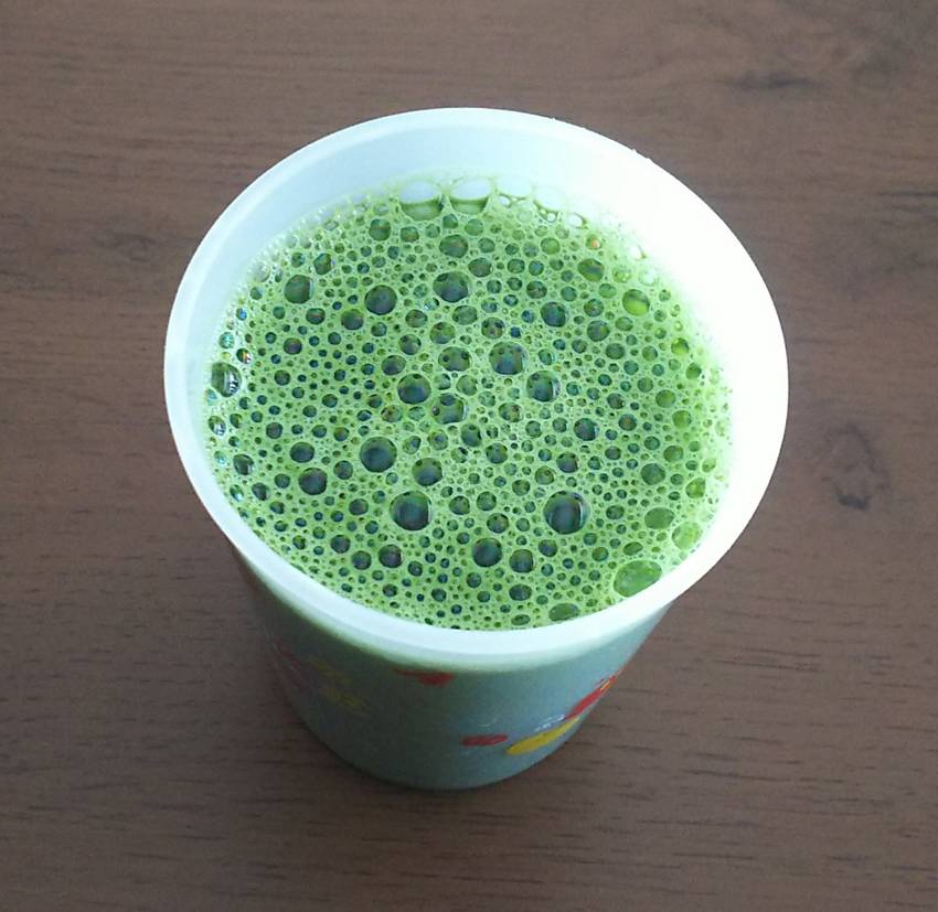 本日のお茶。加糖宇治抹茶