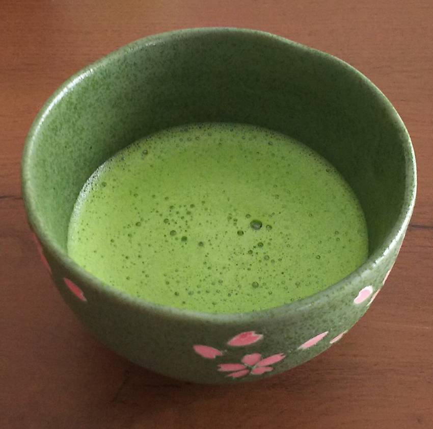 本日のお茶。お抹茶磯田園の永寿