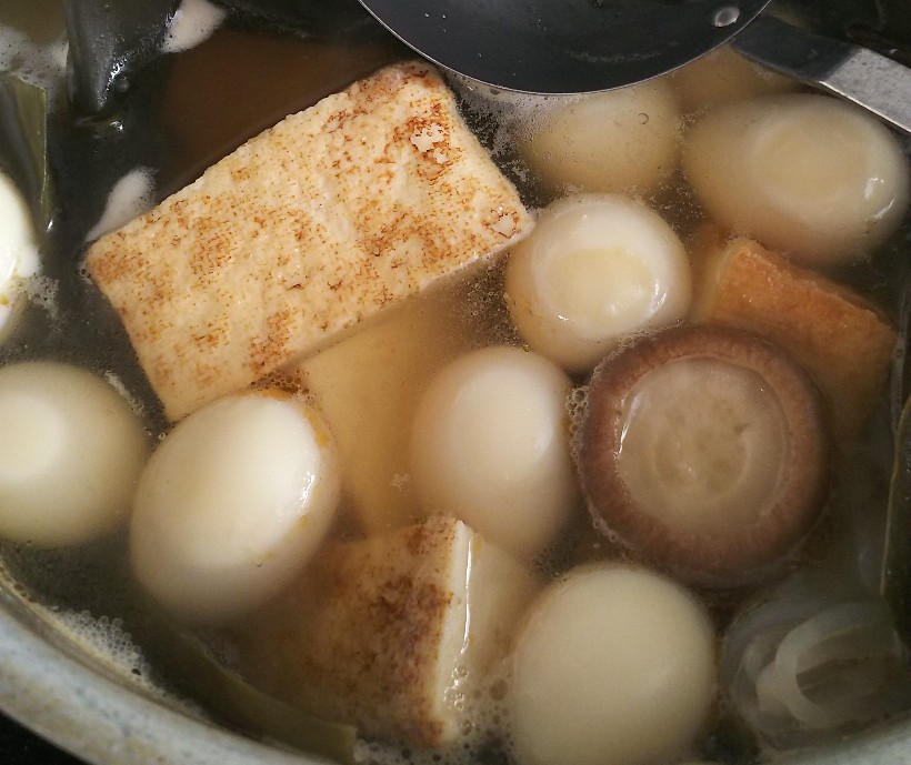 作り中1日の10:00頃煮物...