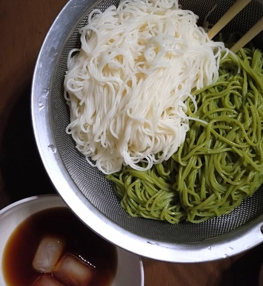 彩り鮮やか めんつゆ希釈忘れて...