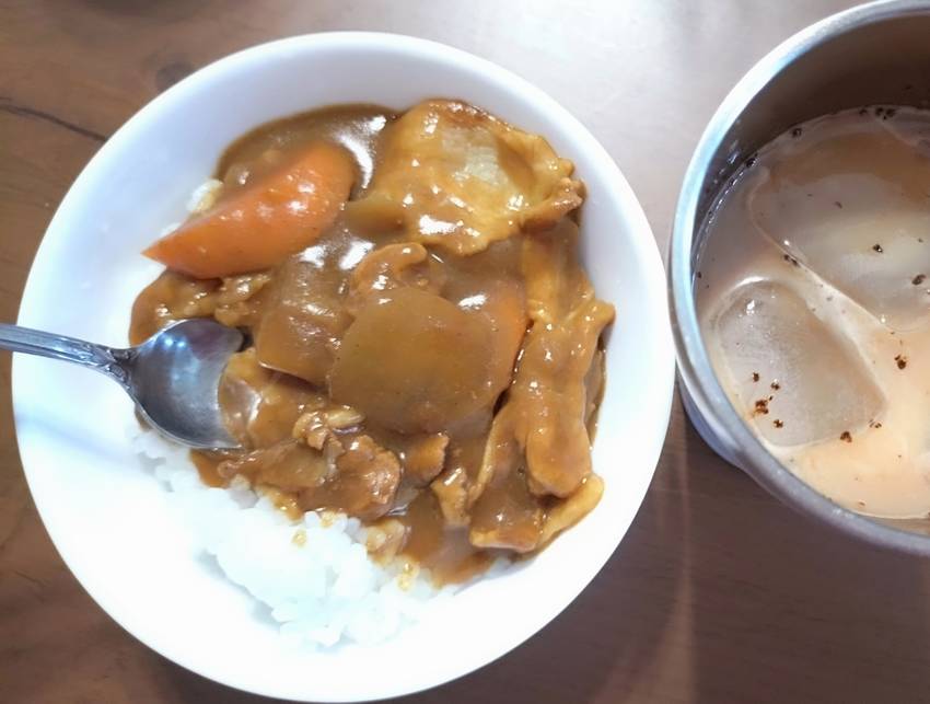 今回のポークカレーは美味しかっ...
