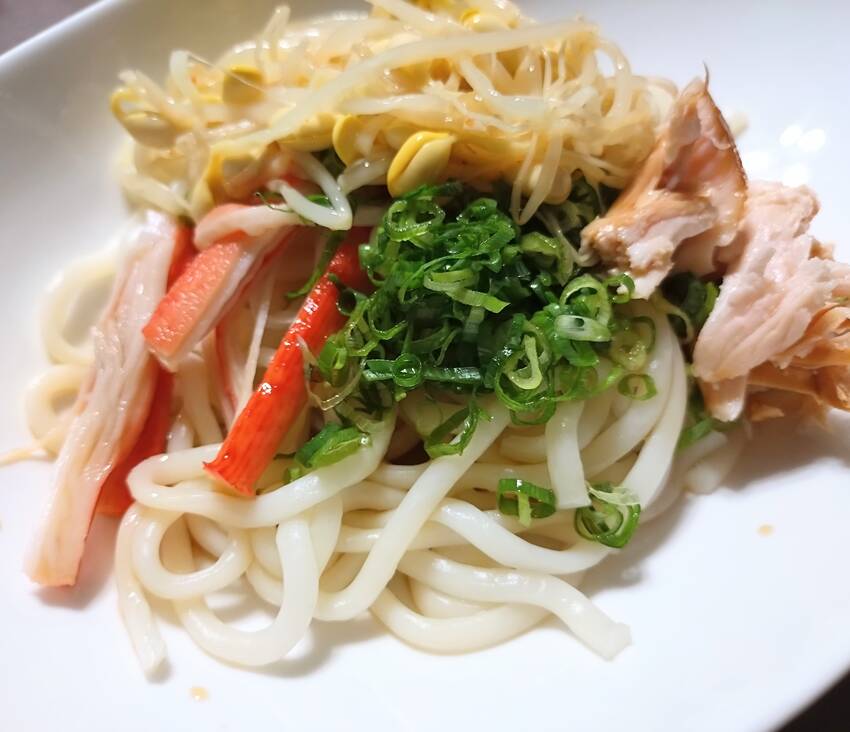酸味のあるナムルのごま油がいい...
