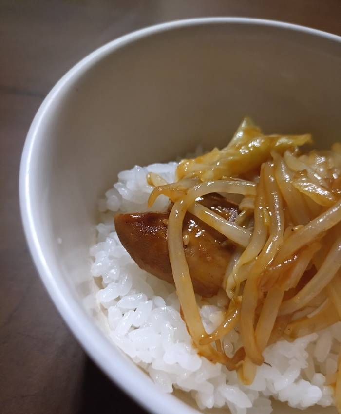 今日のごはん。夕飯こてっちゃん