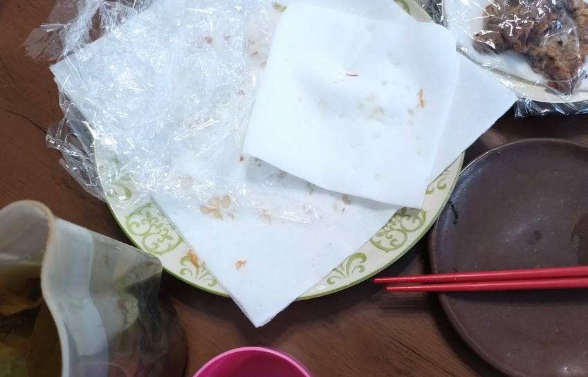 既に残骸玉ねぎと舞茸とさつまい...