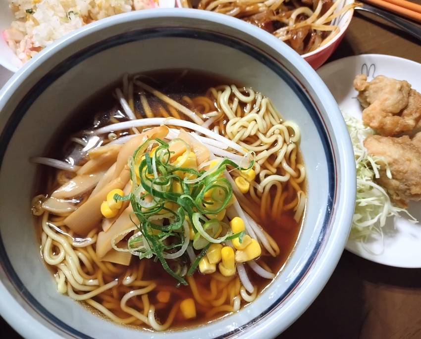 子供の醤油ラーメン