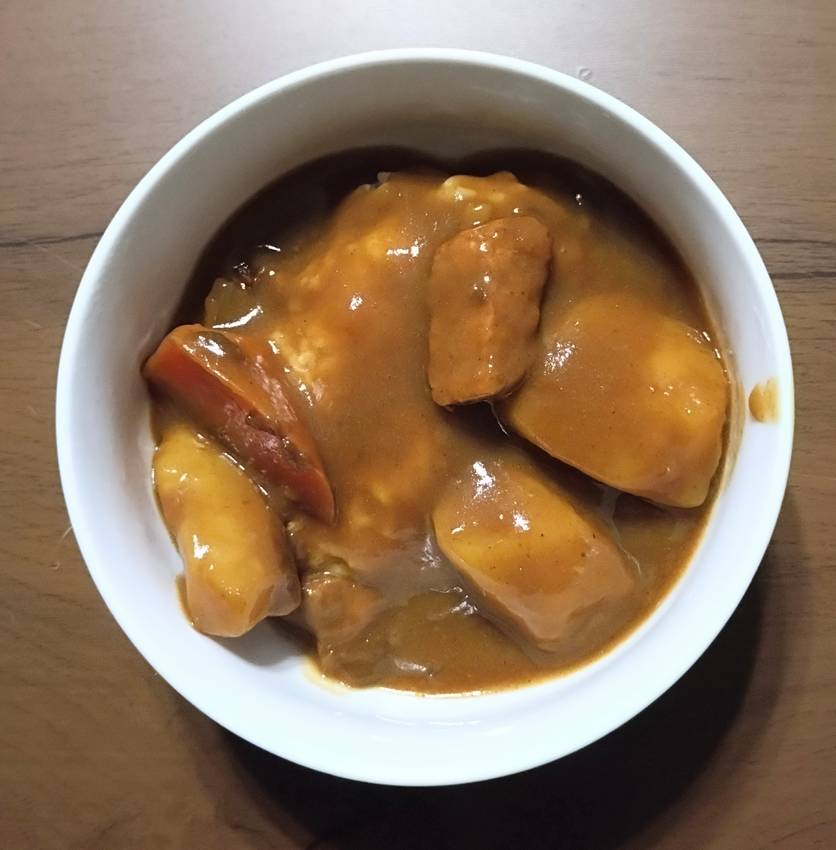 ミニカレー ごはんは2口分...