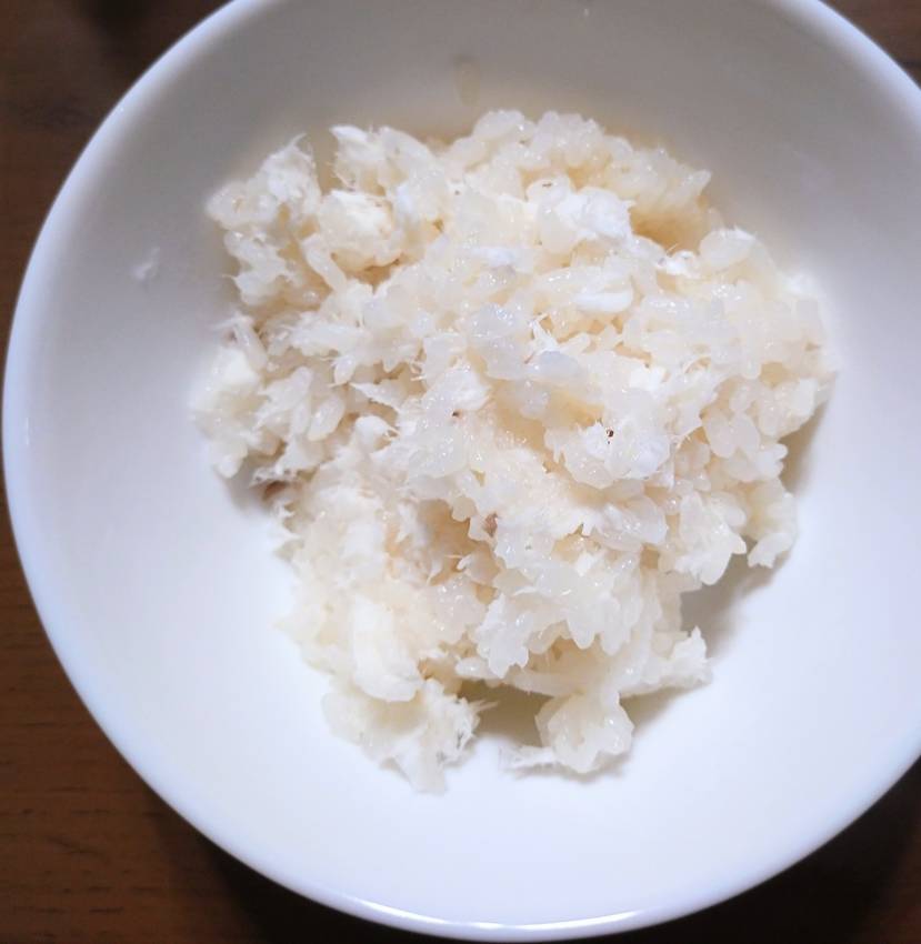 夕飯前のごはん 炊きたては別格...