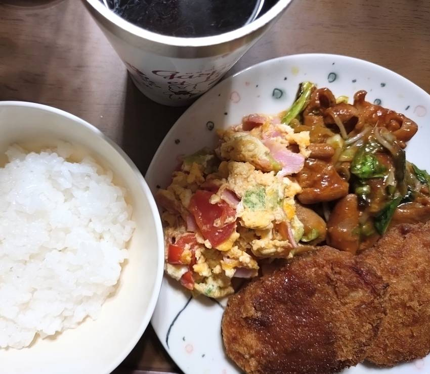 生野菜つけなかったなぁ おかず...