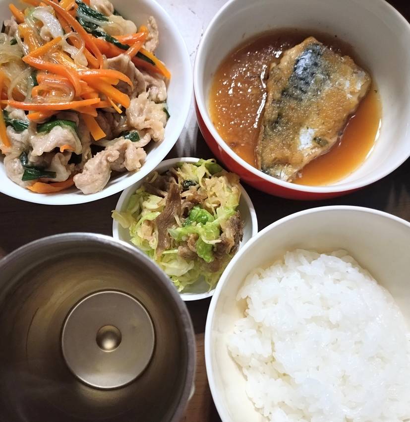 木曜日のごはん。夕飯