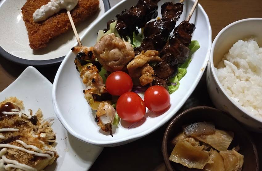 アジフライタルタルがけ 焼き鳥...