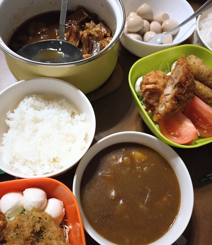今日のごはん。夕飯色々