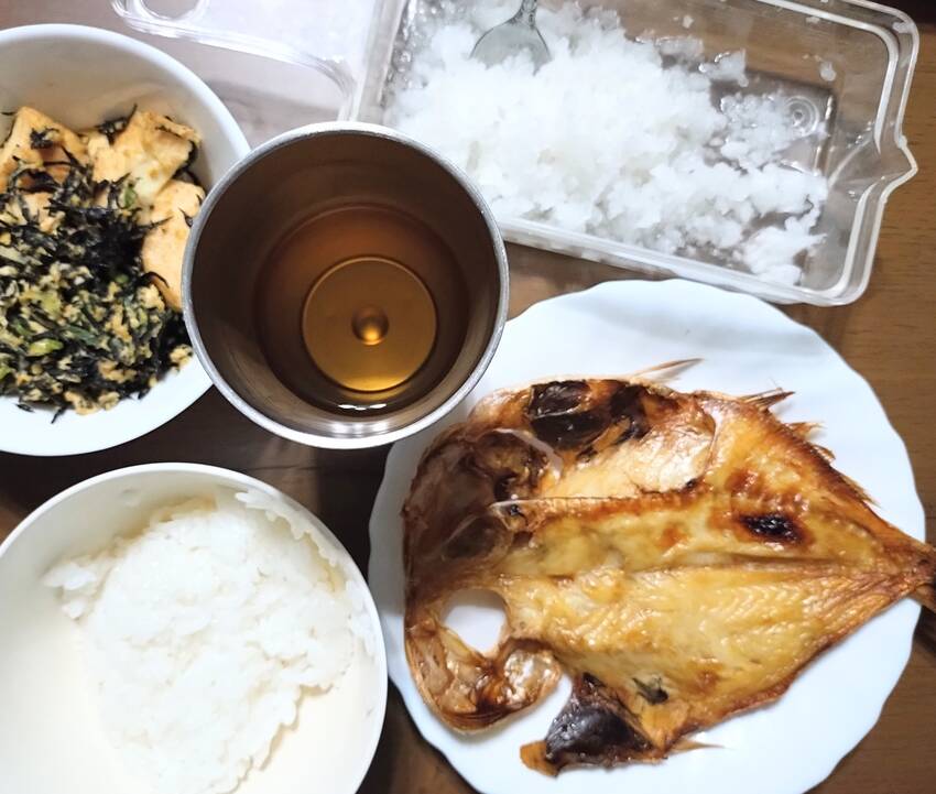 久しぶりに塩干食べた〜 本当は...