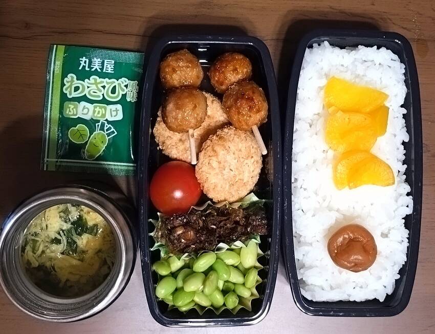 わさびふりかけ登場 スープはク...