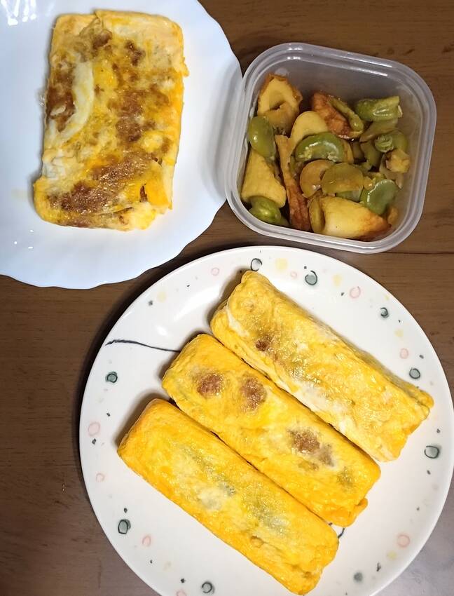 左上が相方用えんどう豆抜き チ...