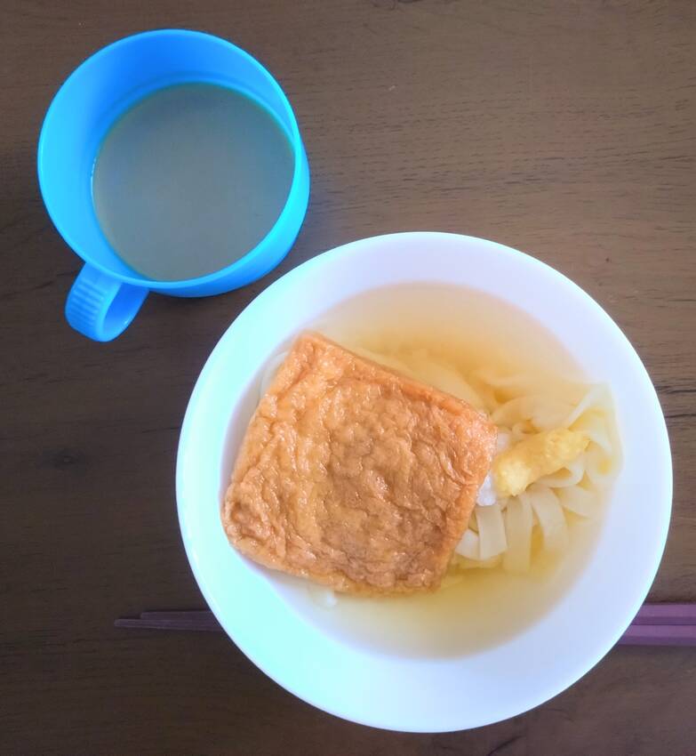 カフェオレ無糖ときしめん...
