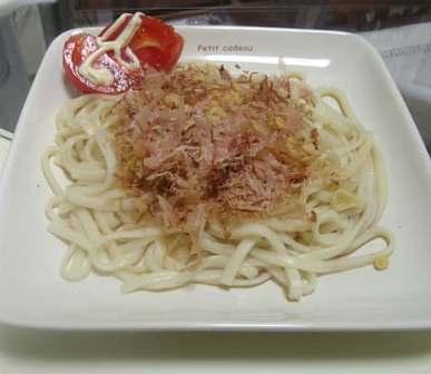 お昼にうどん