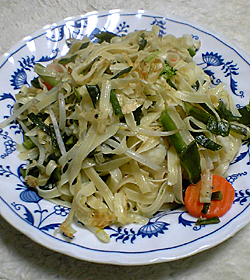 わかめパスタ