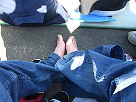 ほんとうに暑かった。